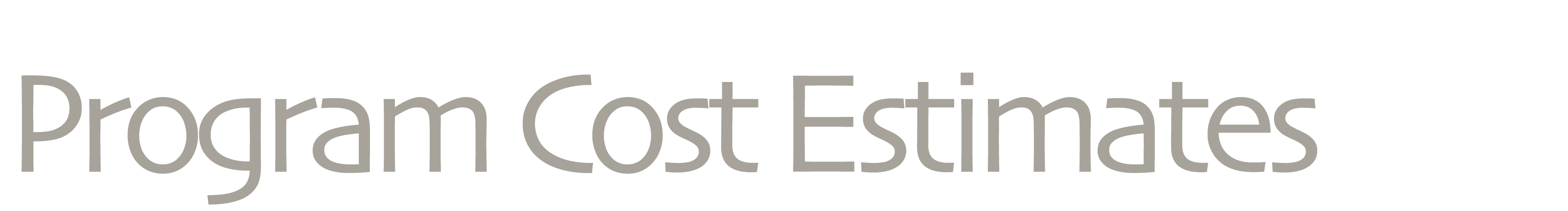 program costs