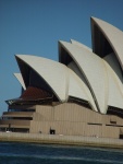 A picture showing part of the Sydney Opera House